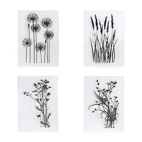 Motivstempel arriettycraft Stempel-Set, aus Gummi, transparent