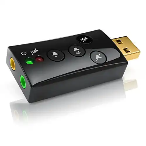 USB-Stick-Soundkarte CSL-Computer CSL, externe USB Soundkarte