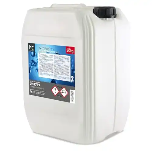 Die beste Salzsäure Höfer Chemie 1 x 20 kg 29-32% Vorratskanister 2026 Test Bestseller Salzsäure Höfer Chemie 1 x 20 kg 29-32% Vorratskanister