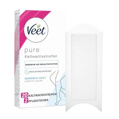 Die beste Veet-Kaltwachsstreifen Veet mit Easy-Gelwax Technology 10 x 2026 Test Bestseller Veet-Kaltwachsstreifen Veet mit Easy-Gelwax Technology 10 x