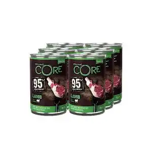 Nassfutter Hund getreidefrei Wellness CORE 95 %, 6 x 400 g