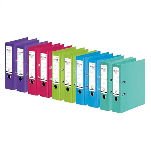 Aktenordner FALKEN Original 10er Pack Chromocolor Premium