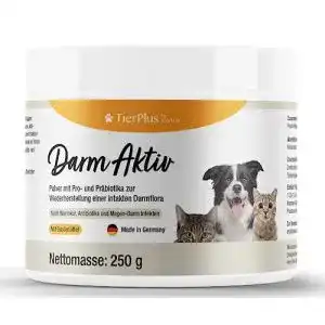 Probiotika Hund EXVital TierPlus Darm Aktiv Pulver für Hunde