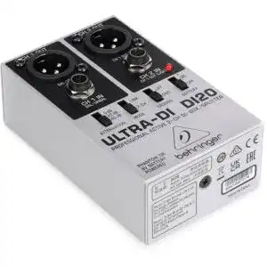 Di-Box Behringer Ultra-DI DI20, 2-Kanal Aktiv-/Splitter