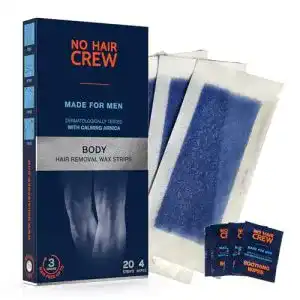 Kaltwachsstreifen NO HAIR CREW für den Körper, 20 Wachsstreifen