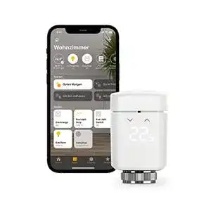 Smart-Home-Heizkörperthermostat Eve Thermo, einfach installiert