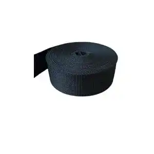 Gurtband GGM 10m PP, 1,4mm stark, schwarz (UV) 40mm