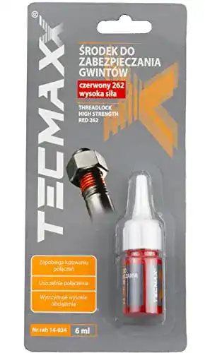 Schraubensicherung hochfest TECMAXX Rot 6 ml