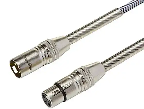 XLR-Kabel Amazon Basics Geflochtenes XLR-Mikrofonkabel 3 m