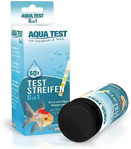 Wassertest Aquarium Mr. Petz Aqua Test, 60 x Teststreifen 6in1