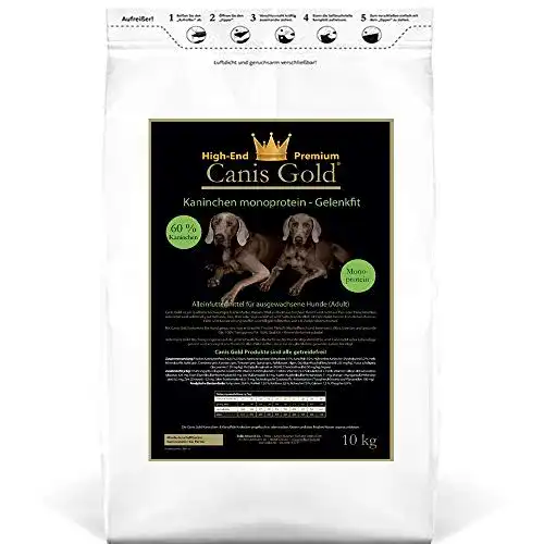 Hundefutter Single-Protein Canis Gold 10 kg Adult 60% Kaninchen