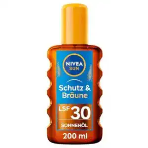Nivea-Sonnencreme NIVEA SUN Schutz & Bräune Sonnenöl LSF 30