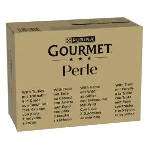 Katzennassfutter PURINA GOURMET Perle Erlesene Streifen, 12er