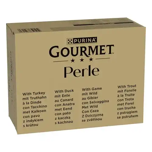 Katzennassfutter PURINA GOURMET Perle Erlesene Streifen, 12er