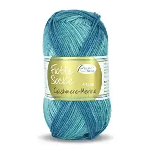 Kaschmir-Wolle Rellana Flotte Socke Cashmere Merino Fb. 1323