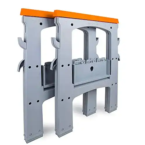 Klappbock Amazon Basics AmazonBasic – 408 kg Belastbarkeit, 2er