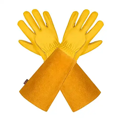 Stichfeste Handschuhe isilila Gartenhandschuhe aus Leder