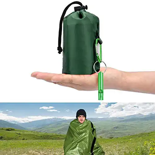 Notfall-Schlafsack KATELUO mit Überlebenspfeife