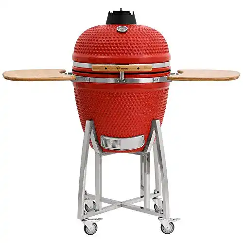 Keramikgrill BBQ-Toro Kamado Grill Holzkohlegrill Kuro Ø 52 cm