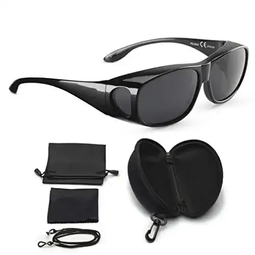 Die beste Fahrradbrille für Brillenträger FALINGO Sonnenüberbrille Überzieh 2026 Test Bestseller Fahrradbrille für Brillenträger FALINGO Sonnenüberbrille Überzieh