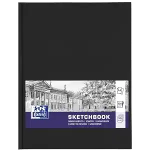 Skizzenbuch Oxford A4 hardcover 96 Seiten 100 g/m2 schwarz