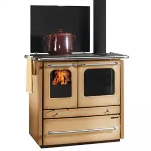 Küchenofen Holz La Nordica Küchenofen Sovrana Evo Cappuccino