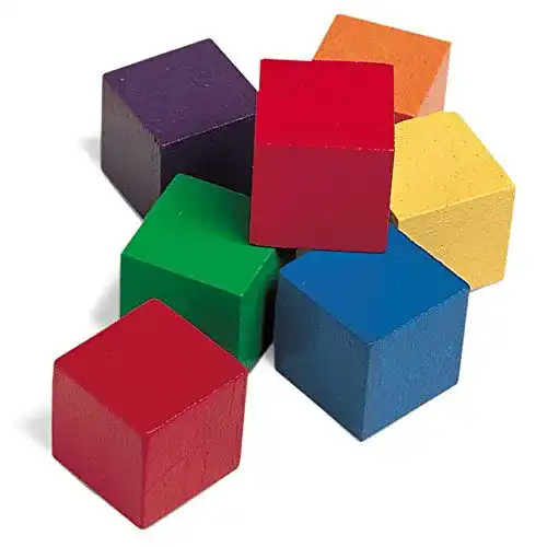Holzwürfel Learning Resources LER0136 Bunte 2,5 cm, 102 Stück