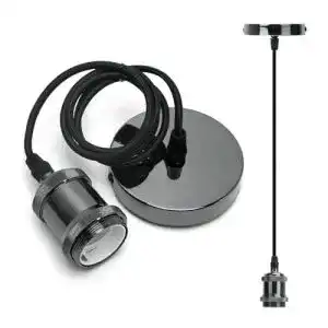 Lampenfassung Aigostar Metall E27 Vintage mit Kabel