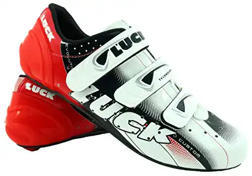 Rennradschuhe LUCK EVO Red Fahrradschuhe mit Carbon-Sohle