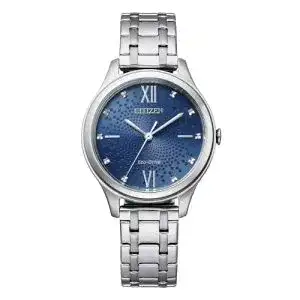 Eco-Drive-Uhren CITIZEN Damen Analog Eco-Drive Uhr Edelstahl