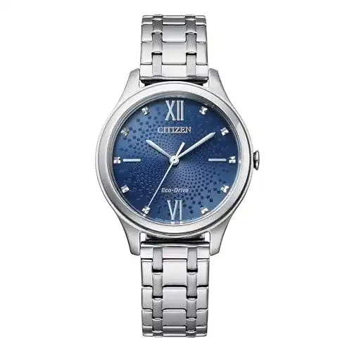 Eco-Drive-Uhren CITIZEN Damen Analog Eco-Drive Uhr Edelstahl