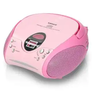 Kinder-CD-Player Lenco SCD-24 Stereo UKW-Radio, CD-Player