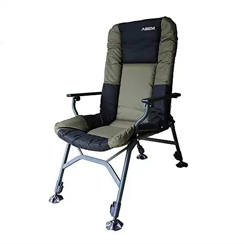 Karpfenstuhl AGEM Campingstuhl 150kg mit Armlehne