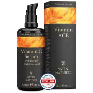 Retinol-Serum SatinNaturel BIO Vitamin C, A&E Anti-Aging Serum