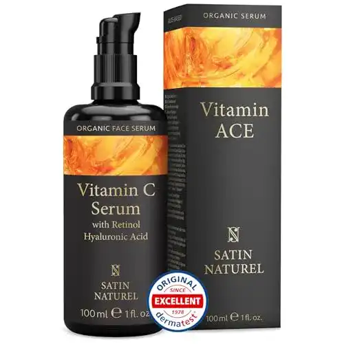 Retinol-Serum SatinNaturel BIO Vitamin C, A&E Anti-Aging Serum