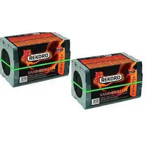Braunkohlebriketts Brennstoff, hoher Energiegehalt 2×10 kg