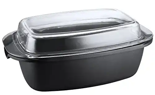 Die beste Bräter (rechteckig) Kopf Bräter Pic, Aluguss, 5,2 Liter, Glasdeckel 2026 Test Bestseller Bräter (rechteckig) Kopf Bräter Pic, Aluguss, 5,2 Liter, Glasdeckel