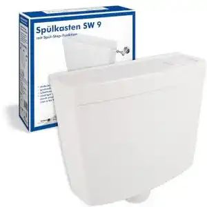 Spülkasten Sanitop-Wingenroth WC Aufputz weiß, 6-9 Liter