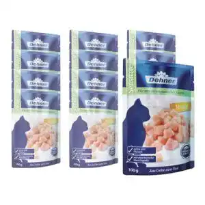 Katzenfutter sensitive Dehner, Adult, Sensitive, Huhn, Beutel, 12x