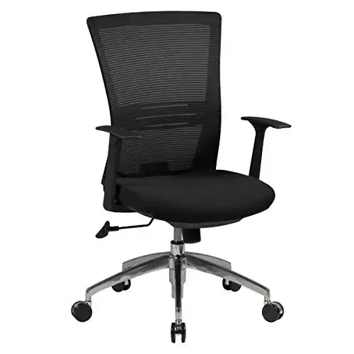 Amstyle-Bürostuhl AMSTYLE Bürostuhl Bezug Stoff Schwarz