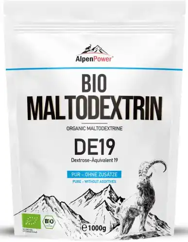 Maltodextrin AlpenPower BIO 1000 g, hochwertig, sehr fein