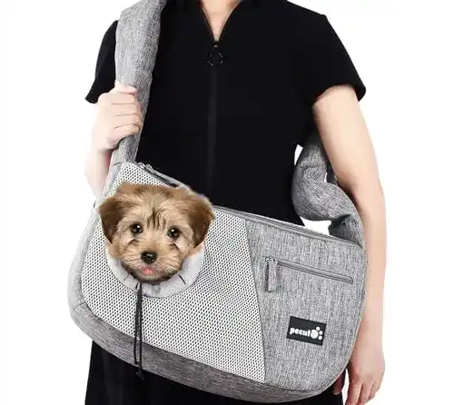 Hundetragetasche pecute Tragetasche, leicht und atmungsaktiv