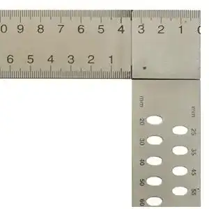 Zimmermannswinkel hedue Z072 ZP 700 mm mit mm-Skala Typ A