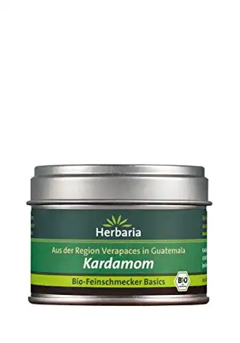 Kardamom Herbaria, ganz, 1er Pack (1 x 20 g) – Bio