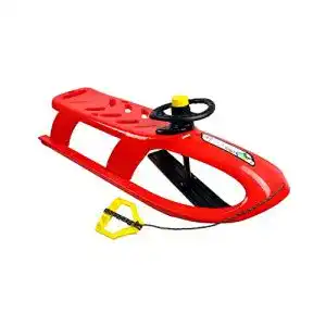 Plastikschlitten Prosperplast 2-Sitzer Bullet Control Lenkung, rot