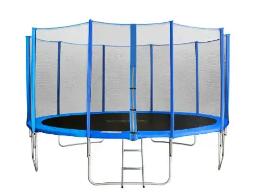 Trampolin 430 cm SixBros. SixJump, Komplett-Set inkl. Leiter