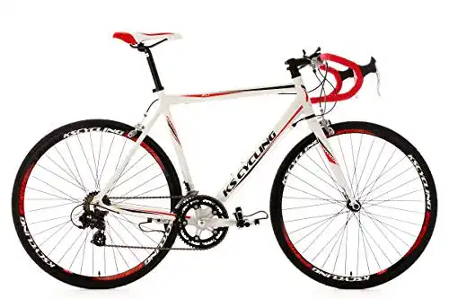 Alu-Rennrad KS Cycling Rennrad 28” Euphoria weiß Alu-Rahmen