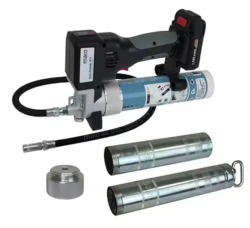 Die beste Akku-Fettpresse MATO 18V Li-Ion für 500g u. 400g Kartuschen 2026 Test Bestseller Akku-Fettpresse MATO 18V Li-Ion für 500g u. 400g Kartuschen