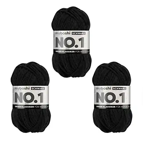 MyBoshi-Wolle myboshi No.1-Wolle, Schnellstrickgarn, langlebig
