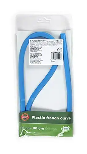 Kurvenlineal KOH-I-NOOR 80 cm, Blau